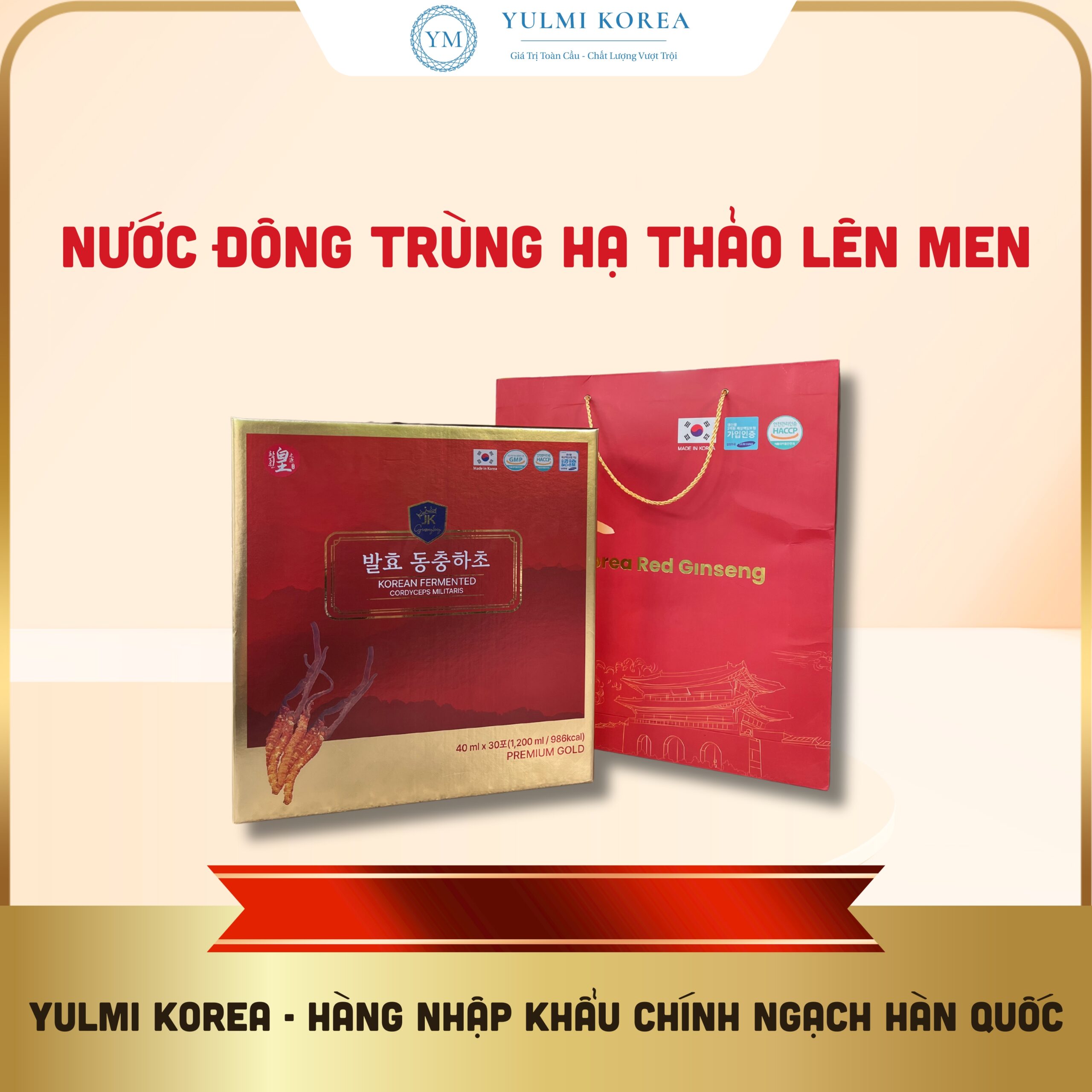 Nước đông trùng hạ thảo lên men